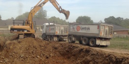 Heavy excavation starts at Cambridge Rd in Mooroolbark