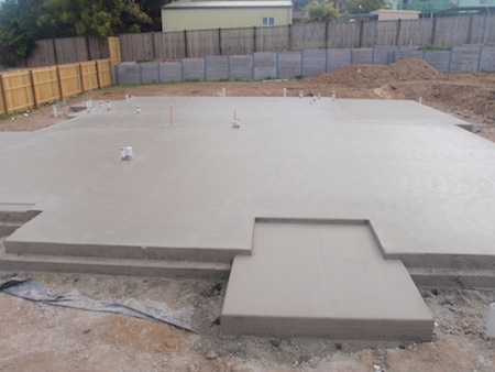 Three types of concrete foundations used for new homes
